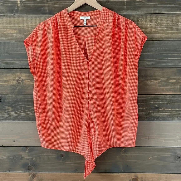 JOIE Exclusive Diamond Baxter Print Blouse XS - Picture 3 of 5